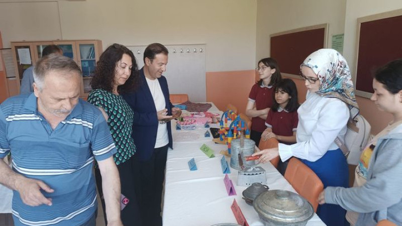 Kültür Yolu Eğitimi Proje Sergisi açıldı.