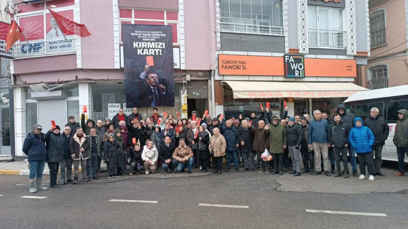 CHP Alaçam İlçe Örgütü Ekrem İmamoğlu ile ilgili Basın Açıklaması yaptı.