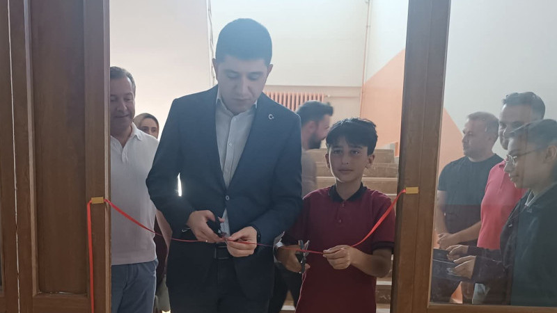 Alaçam Osman Tural İmam Hatip Ortaokulunda İllizyon Müzesi açıldı.