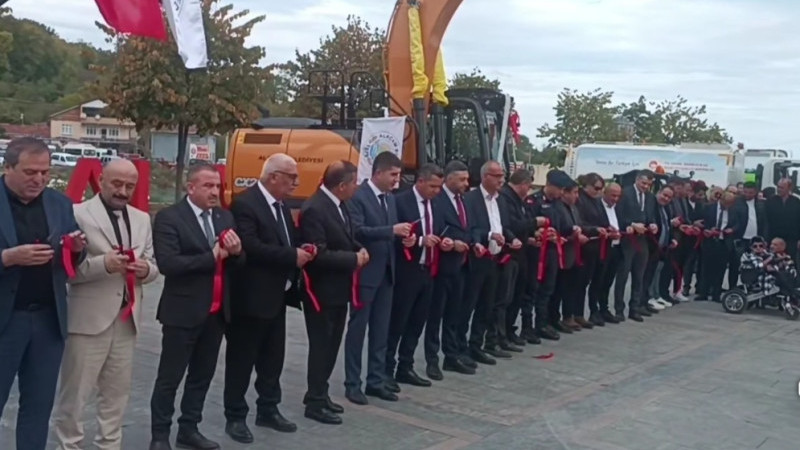 Alaçam Belediyesi Araç tanıtım töreni düzenledi.